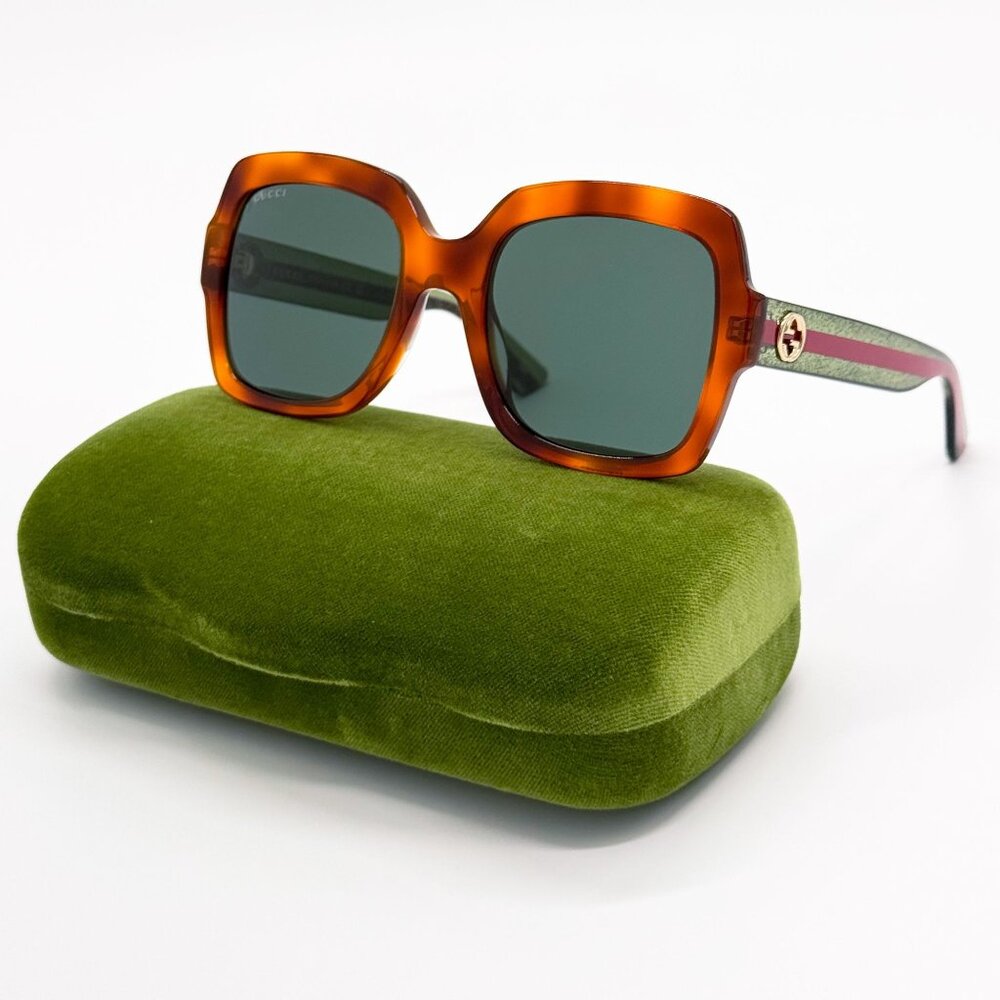 NEW GUCCI SUNGLASSES GG0036SN 003 HAVANA WOMEN EYEWEAR GUCCI